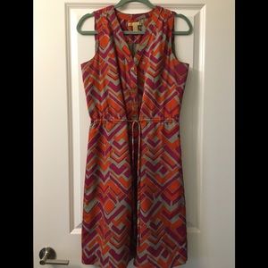 Banana Republic Tyler Sleeveless Ikat Print Dress